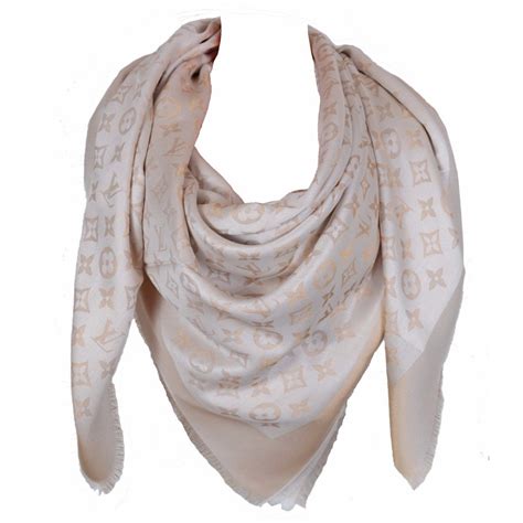 louis vuitton beige sjaal|louis vuitton scarves for women.